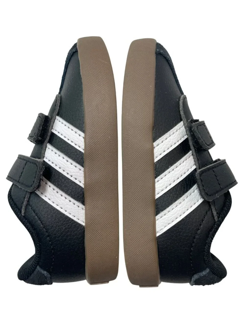 Adidas VL Court 3.0 CF I  Black White Velcro Sneakers Kid's Size 6K NWB - Picture 7 of 11